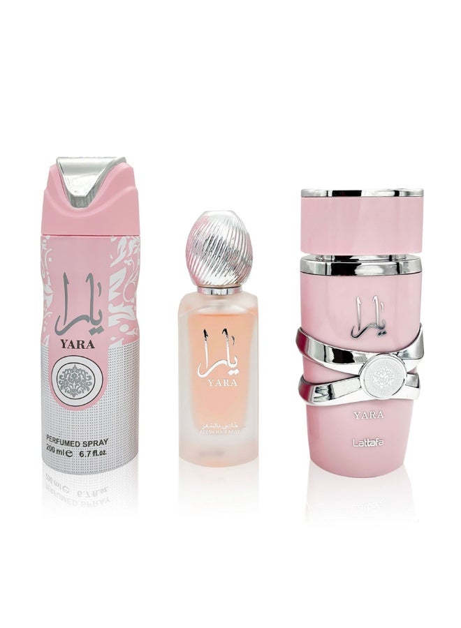 Lattafa مجموعة هدايا لطيقة يارا 3 قطع - Image 3